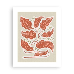 Affisch - Folkligt och naturligt - 40x50 cm