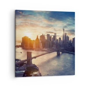 Canvastavla - Bild på duk - Västkulturens monument - 50x50 cm