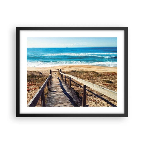 Affisch i svart ram - Spring! - 50x40 cm