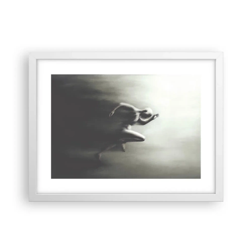 Affisch i vit ram - Omöjlig att stoppa - 40x30 cm