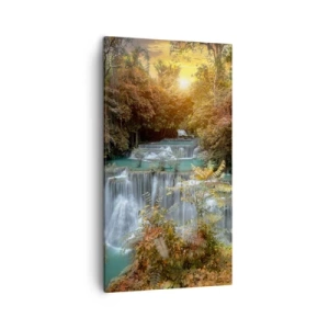 Canvastavla - Bild på duk - Skogens skatt - 45x80 cm