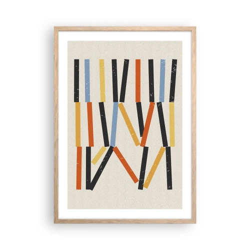 Affisch i ram av ljusek - Horisontell komposition - 50x70 cm