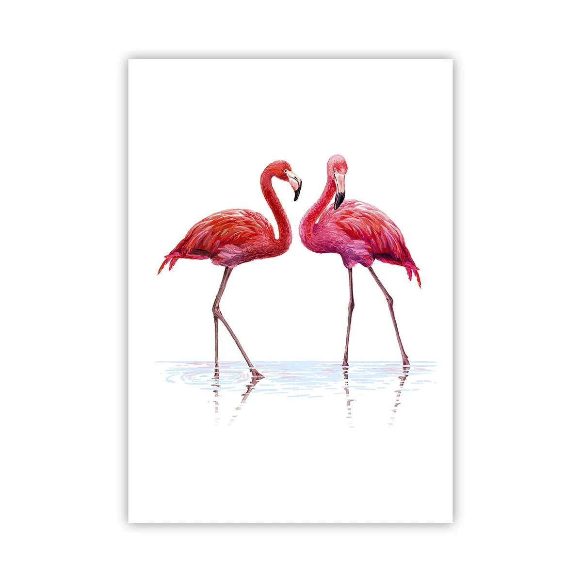 Affisch - Rosa rendez-vous - 70x100 cm