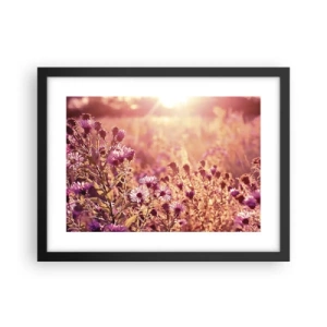 Affisch i svart ram - Innan sommaren går bort - 40x30 cm