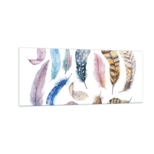 Glastavla - Bild på glas - Lätta, färgglada och färgrika - 100x40 cm