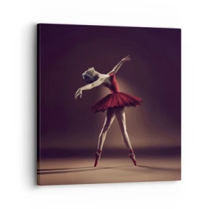 Canvastavla - Bild på duk - Prima ballerina - 30x30 cm