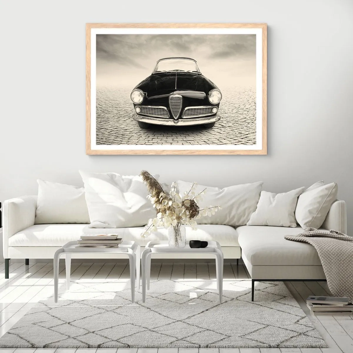 Affisch i ram av ljusek - Hur kan man inte älska mig? - 100x70 cm