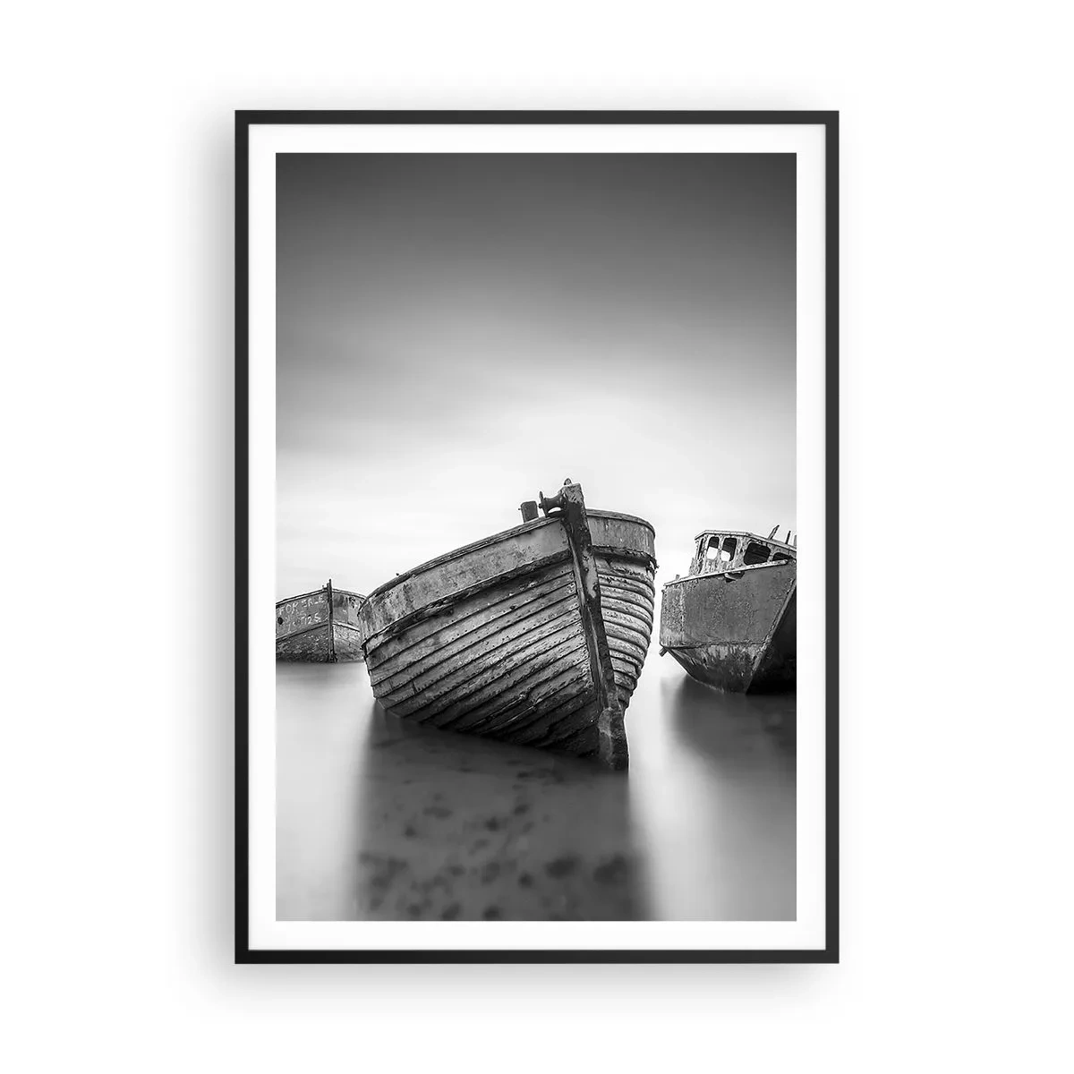 Affisch i svart ram - Bara minnen... - 70x100 cm