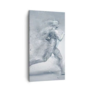 Canvastavla - Bild på duk - Kristallren energi - 45x80 cm