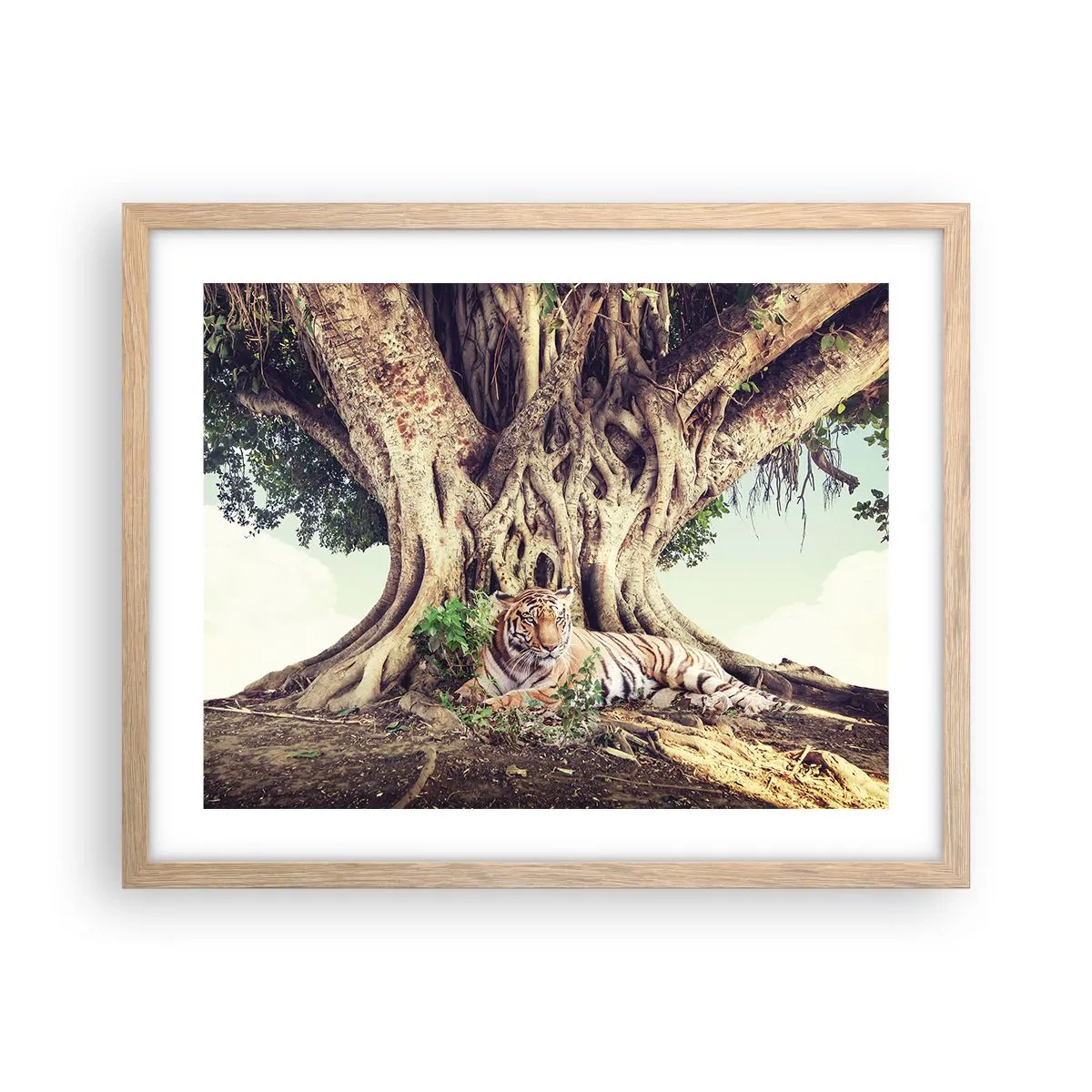 Affisch i ram av ljusek - Vi från Första Moseboken - 50x40 cm