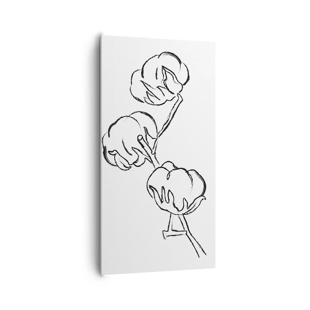 Canvastavla - Bild på duk - Bomullsdun - 65x120 cm