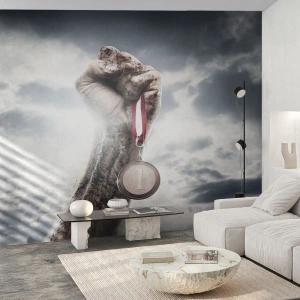 Självhäftande Fototapet Deluxe Sticker - Per aspera ad astra - Sport, Idrottsmedalj, 3D - 200x140 cm