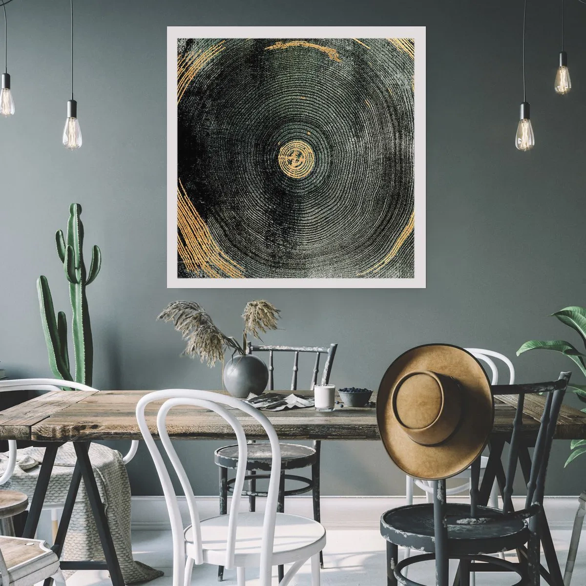 Affisch - Förändring och varaktighet - 60x60 cm