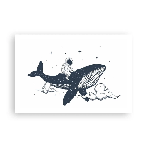 Affisch - Rymdäventyr - 91x61 cm
