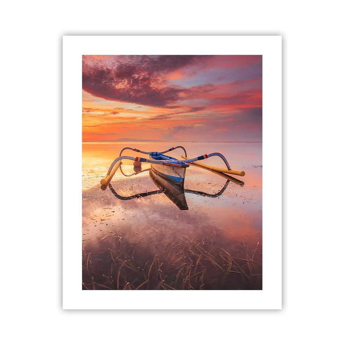 Affisch - Tropiska kvällens lugn - 40x50 cm