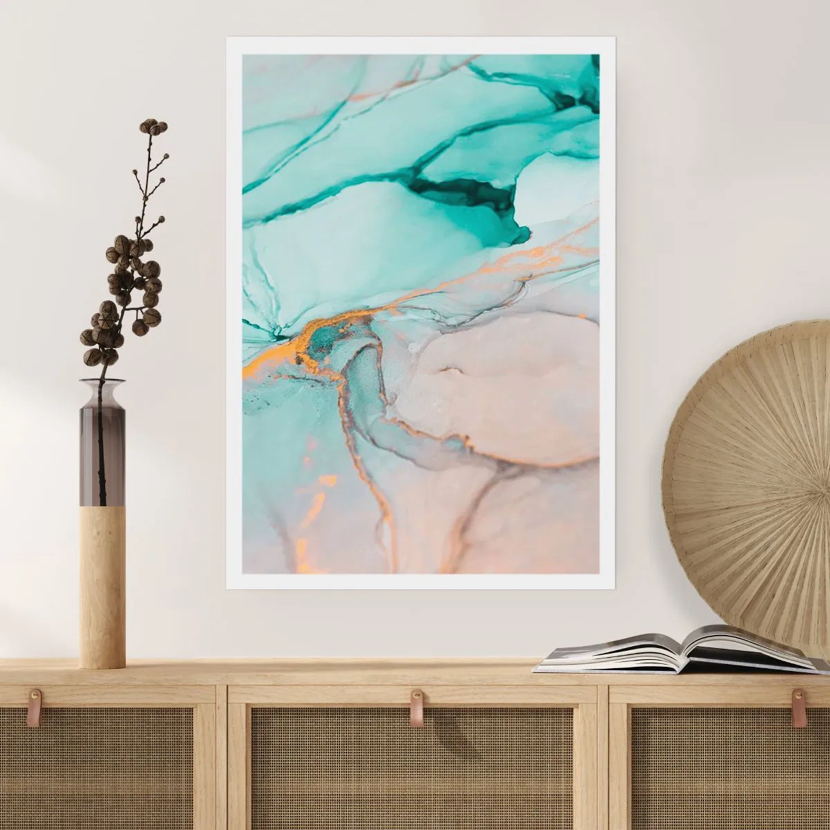 Affisch - Formernas och färgernas dans - 50x70 cm