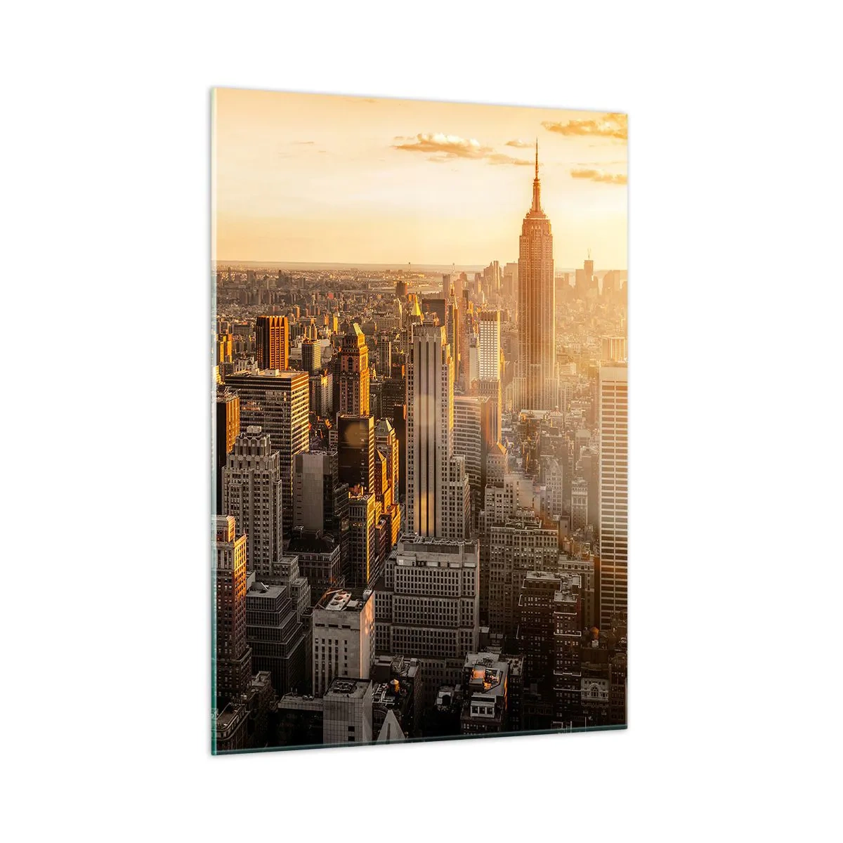 Glastavla - Bild på glas - Växa i solskenet - 50x70 cm