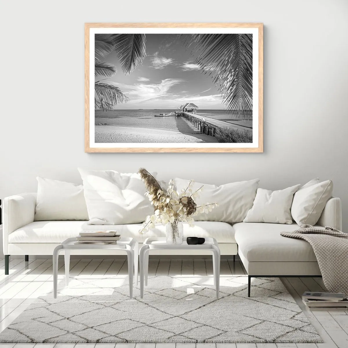 Affisch i ram av ljusek - Minne eller dröm? - 91x61 cm