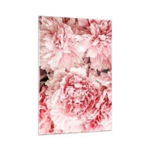 Glastavla - Bild på glas - Rosa dröm - 70x100 cm