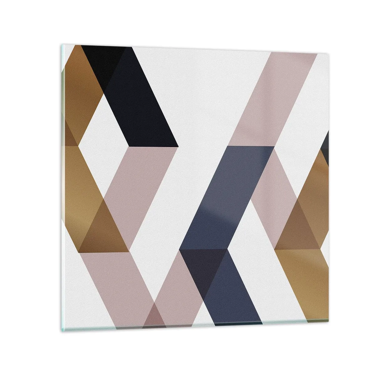 Glastavla - Bild på glas - Plan och vinklar - 50x50 cm