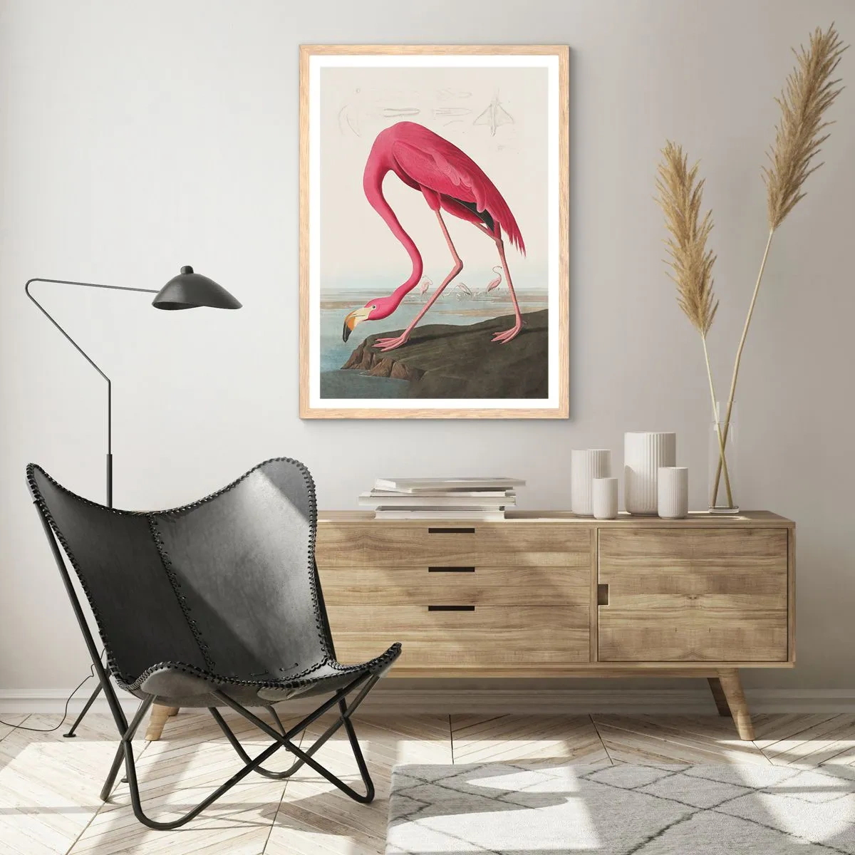 Affisch i ram av ljusek - Underlig varelse - 50x70 cm