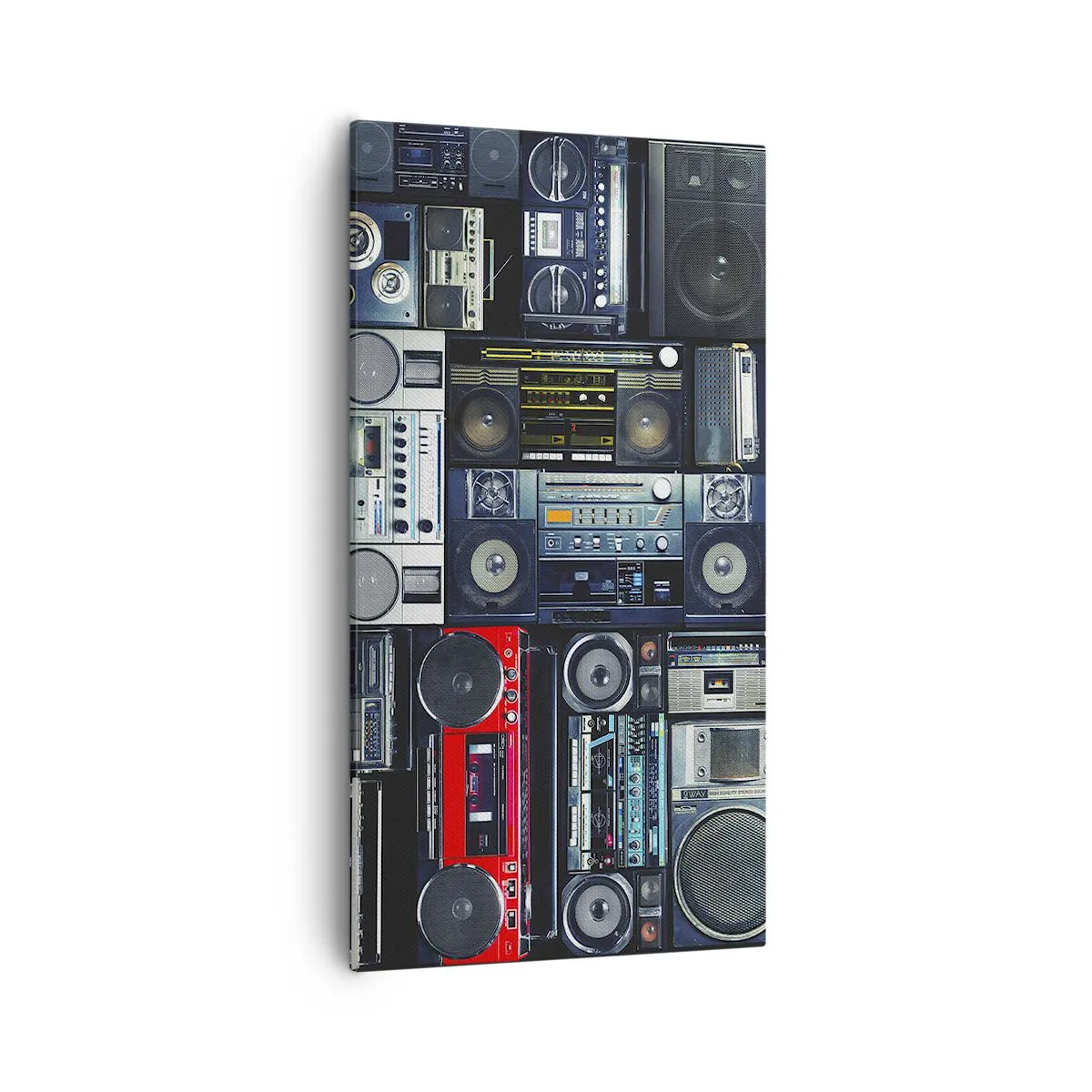 Canvastavla - Bild på duk - Längtan efter 80-talet - 55x100 cm