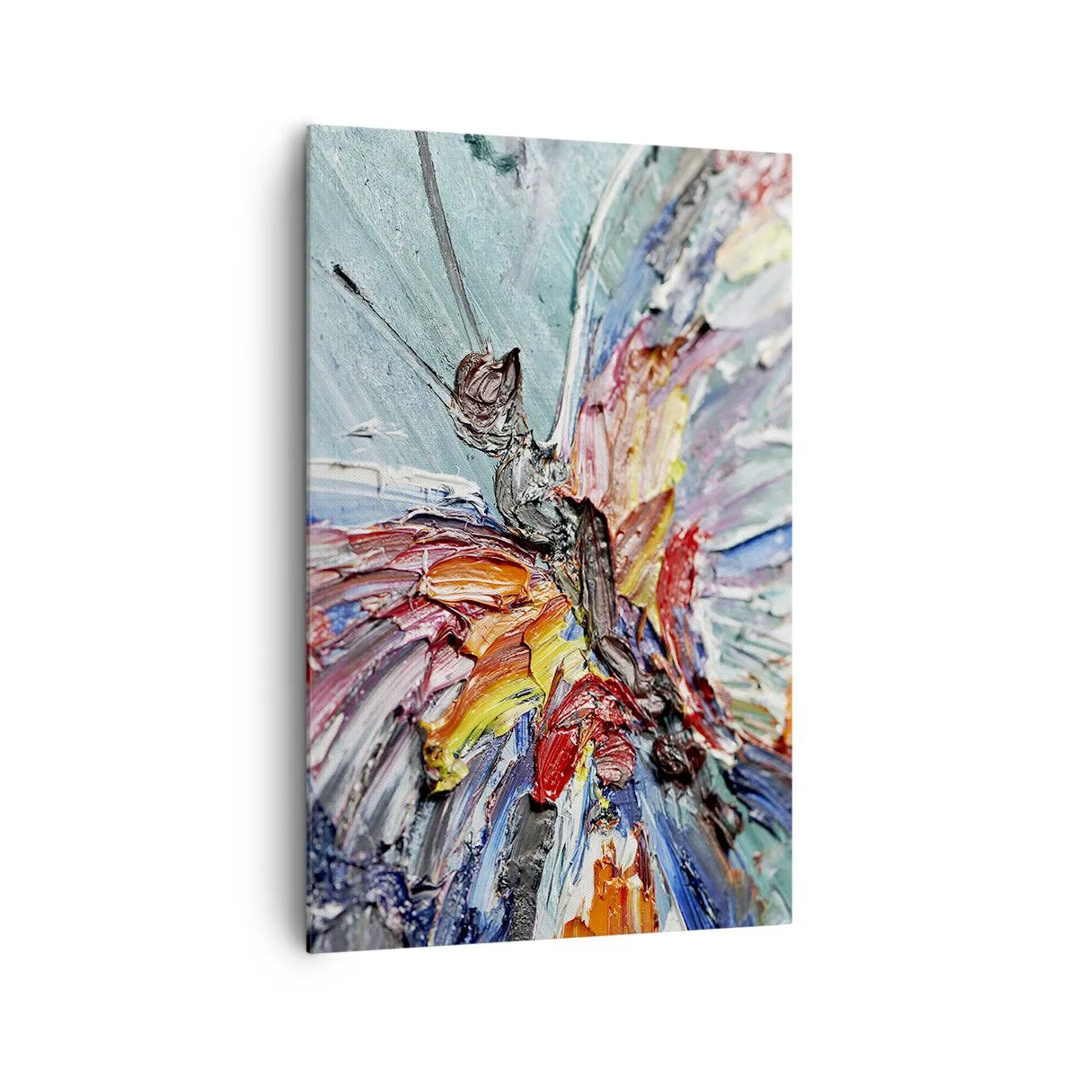 Canvastavla - Bild på duk - Målad av naturen - 80x120 cm