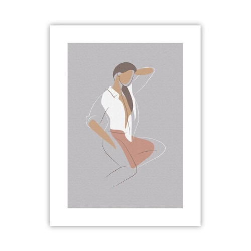 Affisch - Charmens kontur - 30x40 cm