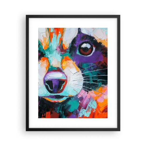 Affisch i svart ram - Enbart goda emotioner - 40x50 cm