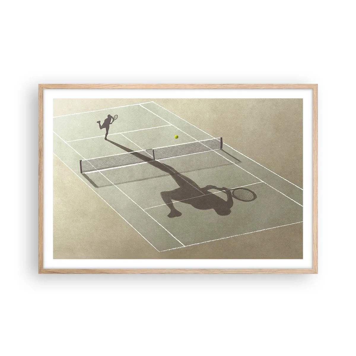 Affisch i ram av ljusek - Övervinna sig själv - 91x61 cm