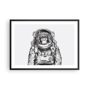 Affisch i svart ram - Alternativ evolution - 70x50 cm