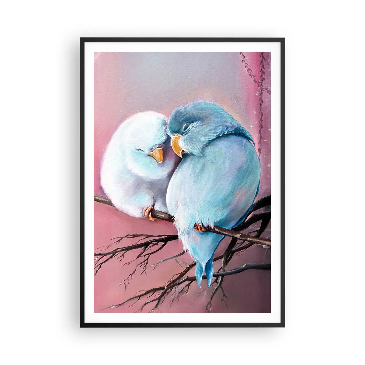 Affisch i svart ram - Lägga till något?… - 70x100 cm