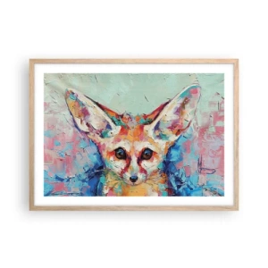 Affisch i ram av ljusek - Är ni redo för mig? - 70x50 cm