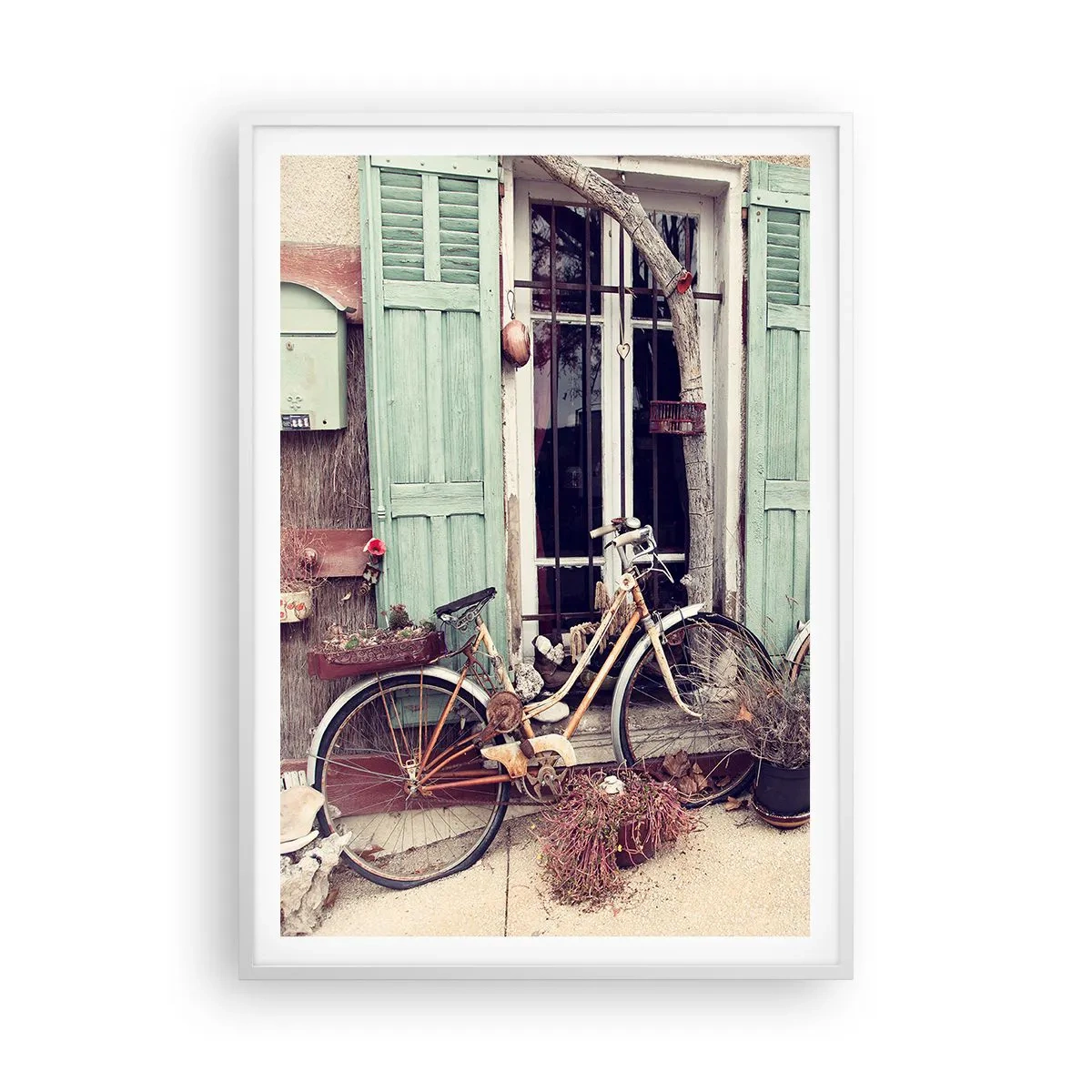 Affisch i vit ram - Länge leve provinsen - 70x100 cm