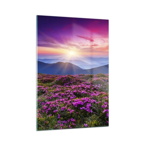 Glastavla - Bild på glas - Doftande örter - 50x70 cm