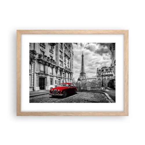 Affisch i ram av ljusek - Rovdjuret i staden - 40x30 cm