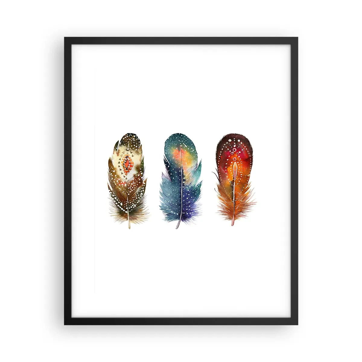 Affisch i svart ram - Ritualer, seder, hemligheter - 40x50 cm