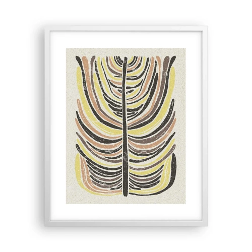 Affisch i vit ram - Pulserande abstraktion - 40x50 cm