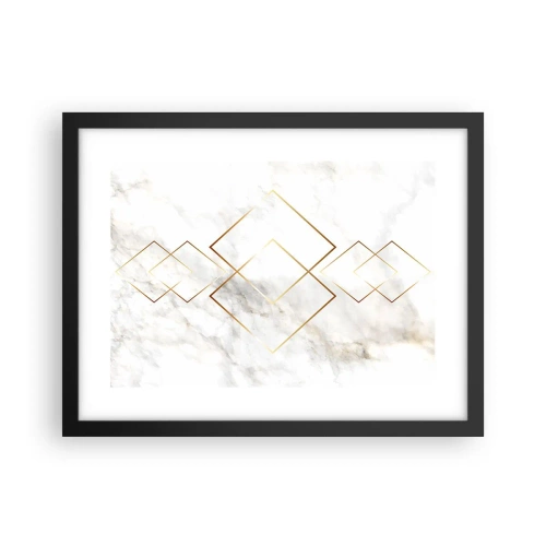 Affisch i svart ram - Utsikt över oändlighet - 40x30 cm