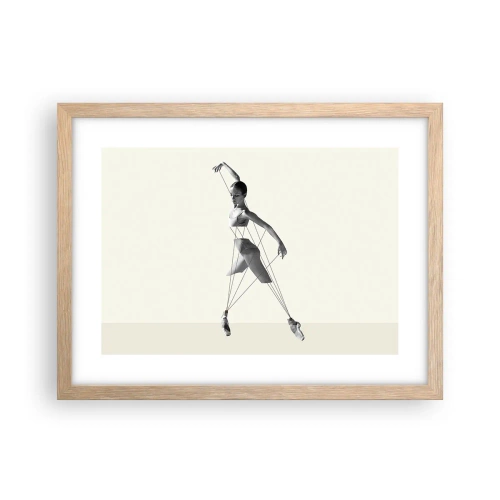 Affisch i ram av ljusek - I världens teater - 40x30 cm