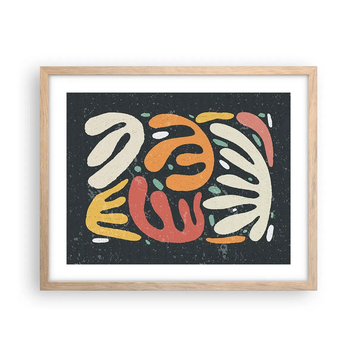 Affisch i ram av ljusek - Komposition - Jag tar snart tag i dig  - 50x40 cm