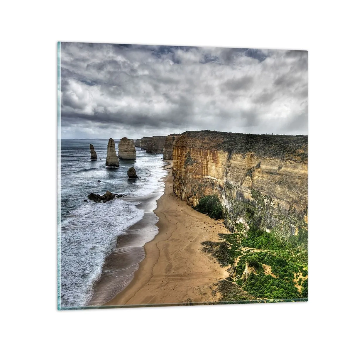 Glastavla - Bild på glas - Rå skönhet - 60x60 cm