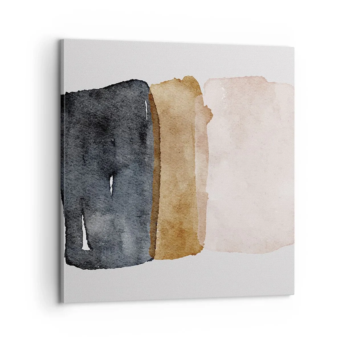 Canvastavla - Bild på duk - Komposition av jordens färger - 60x60 cm