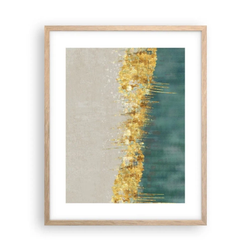 Affisch i ram av ljusek - Den gyllene gränsen - 40x50 cm