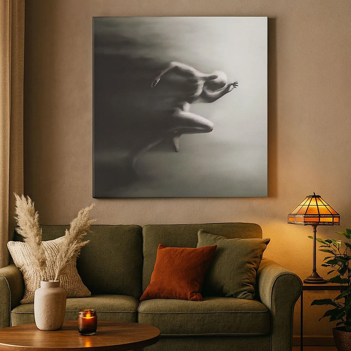 Canvastavla - Bild på duk - Omöjlig att stoppa - 30x30 cm