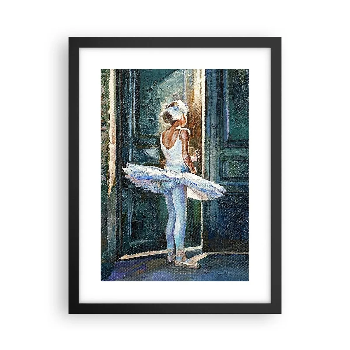 Affisch i svart ram - Före showen - 30x40 cm