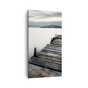 Canvastavla - Bild på duk - Doppa sig i lugnet - 55x100 cm