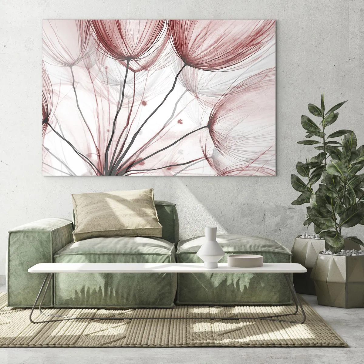 Glastavla - Bild på glas - Före avresan - 100x70 cm