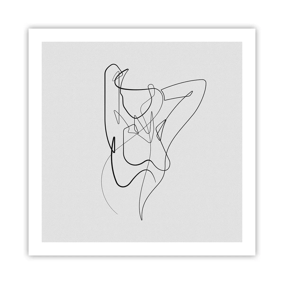 Affisch - Hurdan du är... - 60x60 cm