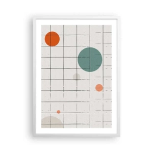 Affisch i vit ram - Fångade. Vi eller de? - 50x70 cm